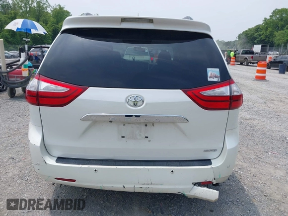 2015 Toyota Sienna XLE with VIN 5TDYK3DC3FS586329, listed as a IAAI auction lot 42496805 with 132,828 mi miles and . Bid and sale history available at DreamBid. Image 16.