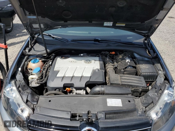2012 Volkswagen Jetta TDI w/Sunroof with VIN 3VWPL7AJ9CM698922, listed as a Copart auction lot 60652635 with 118,806 mi miles and Salvage title. Bid and sale history available at DreamBid. Image 11.