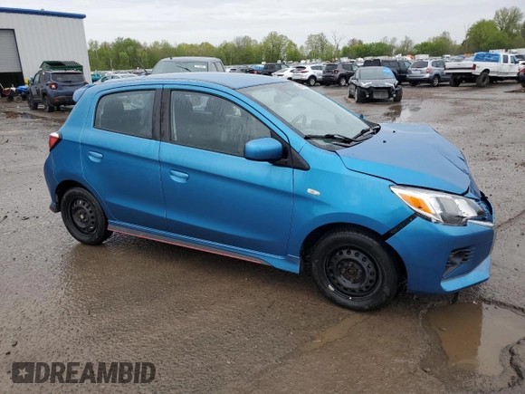 2021 Mitsubishi Mirage ES с VIN ML32AUHJ8MH000557, выставлен на аукционе Copart как лот 56660735 с пробегом 85 171 миль миль и Списание • Salvage title. История ставок и продаж доступна на DreamBid. Изображение 4.