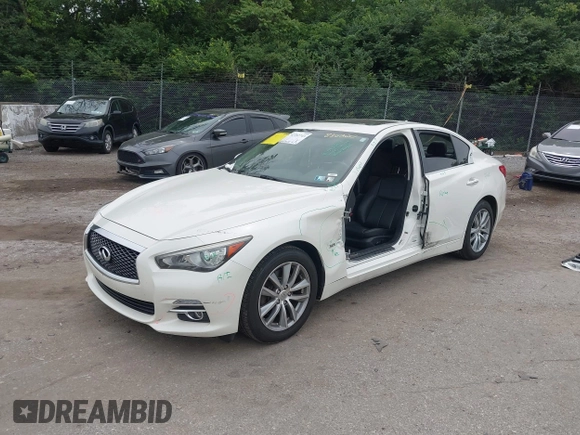2017 Infiniti Q50 Premium z VIN JN1EV7AR5HM836200, wystawiony jako IAAI lot #42352743 z przebiegiem 127 105 mil mil oraz . Historia ofert i sprzedaży dostępna na DreamBid. Obrazek 22.