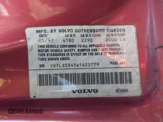 1998 Volvo S70 z VIN YV1LS5545W1452779, wystawiony jako IAAI lot #41806870 z przebiegiem 142 224 mil mil oraz . Historia ofert i sprzedaży dostępna na DreamBid. Obrazek 9.