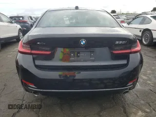 2023 BMW 3 Series 330i xDrive with VIN 3MW89FF0XP8D57640, listed as a Copart auction lot 45045985 with 24,368 mi miles and Salvage Title. Bid and sale history available at carsss.com. Image 6.