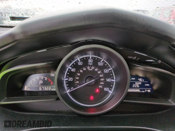 2018 Mazda 3 Touring with VIN 3MZBN1V3XJM228666, listed as a Copart auction lot 53394975 with 67,322 mi miles and Salvage Title. Bid and sale history available at DreamBid. Image 9.