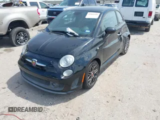 2015 FIAT 500 Abarth with VIN 3C3CFFFH5FT694552, listed as a IAAI auction lot 42056996 with 34,216 mi miles and . Bid and sale history available at DreamBid. Image 2.