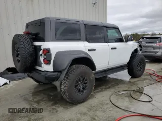 2023 Ford Bronco Raptor with VIN 1FMEE5JRXPLB90380, listed as a Copart auction lot 45163975 with 9,378 mi miles and Salvage Title. Bid and sale history available at DreamBid. Image 3.
