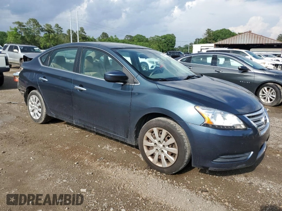 2014 Nissan Sentra S with VIN 3N1AB7AP7EY248099, listed as a Copart auction lot 54675805 with 111,642 mi miles and Salvage Title. Bid and sale history available at DreamBid. Image 4.