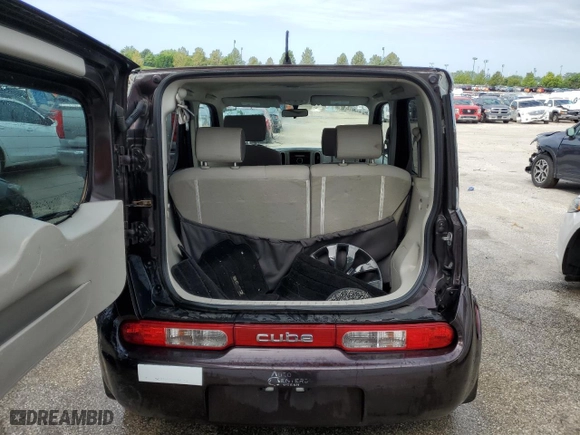 2009 Nissan Cube 1.8 SL with VIN JN8AZ28R09T126349, listed as a Copart auction lot 65259514 with 40,569 mi miles and Salvage Title. Bid and sale history available at carsss.com. Image 6.