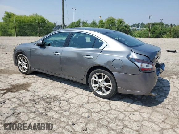 2014 Nissan Maxima S with VIN 1N4AA5AP8EC482691, listed as a Copart auction lot 60289605 with 179,383 mi miles and Salvage title. Bid and sale history available at DreamBid. Image 2.