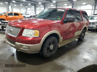 2005 Ford Expedition Eddie Bauer z VIN 1FMFU18505LA32517, wystawiony jako Copart lot #51774225 z przebiegiem 236 079 mil mil oraz Szkoda całkowita • Salvage title. Historia ofert i sprzedaży dostępna na DreamBid. Obrazek 1.