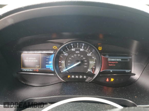 2019 Ford Explorer Sport with VIN 1FM5K8GT9KGB08105, listed as a Copart auction lot 79567134 with 79,705 mi miles and Salvage Title. Bid and sale history available at carsss.com. Image 9.