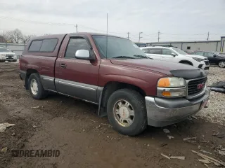 1999 GMC New Sierra 1500 SLE with VIN 1GTEC14V0XZ522724, listed as a Copart auction lot 49694695 with 122,159 mi miles and Salvage Title. Bid and sale history available at carsss.com. Image 4.