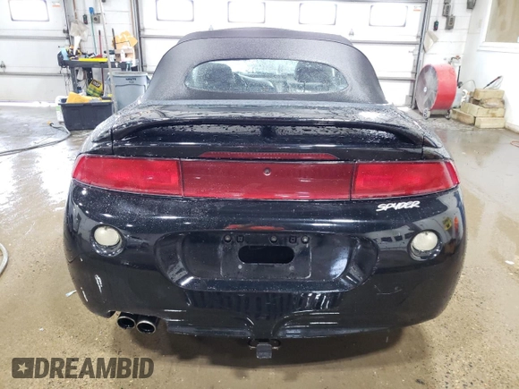 1998 Mitsubishi Eclipse GS-T with VIN 4A3AX55FXWE135912, listed as a Copart auction lot 68387784 with 125,458 mi miles and Salvage Title. Bid and sale history available at carsss.com. Image 6.