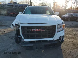 2021 GMC Canyon 4WD Elevation with VIN 1GTG6CEN5M1183804, listed as a Copart auction lot 81024784 with 0 mi miles and Salvage Title. Bid and sale history available at carsss.com. Image 5.
