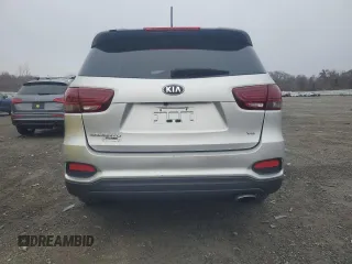 2019 Kia Sorento LX V6 with VIN 5XYPGDA56KG488041, listed as a Copart auction lot 49145225 with 128,040 mi miles and Salvage Title. Bid and sale history available at carsss.com. Image 6.