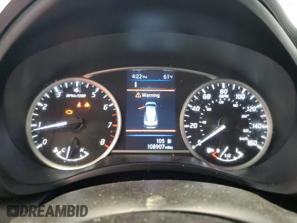 2019 Nissan Sentra SV with VIN 3N1AB7AP1KY316179, listed as a Copart auction lot 53385605 with 108,907 mi miles and Clean Title. Bid and sale history available at DreamBid. Image 9.
