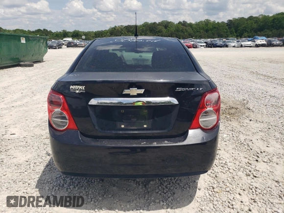 2013 Chevrolet Sonic LT with VIN 1G1JC5SH4D4253602, listed as a Copart auction lot 55727875 with 155,217 mi miles and Clean Title. Bid and sale history available at DreamBid. Image 6.