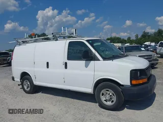 2015 Chevrolet Express Cargo with VIN 1GCWGFCF7F1161232, listed as a IAAI auction lot 42449156 with 168,895 mi miles and . Bid and sale history available at DreamBid. Image 13.