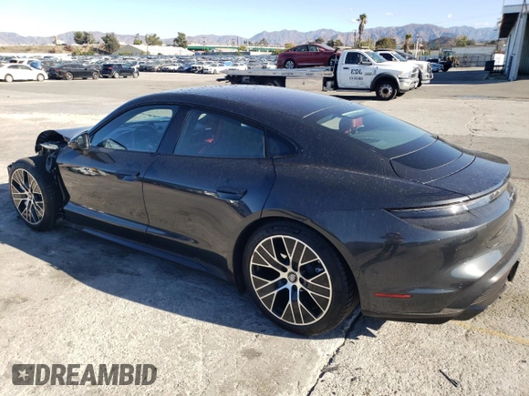2020 Porsche Taycan Turbo with VIN WP0AC2Y16LSA70604, listed as a Copart auction lot 78232594 with 40,666 mi miles and Salvage title. Bid and sale history available at DreamBid. Image 2.