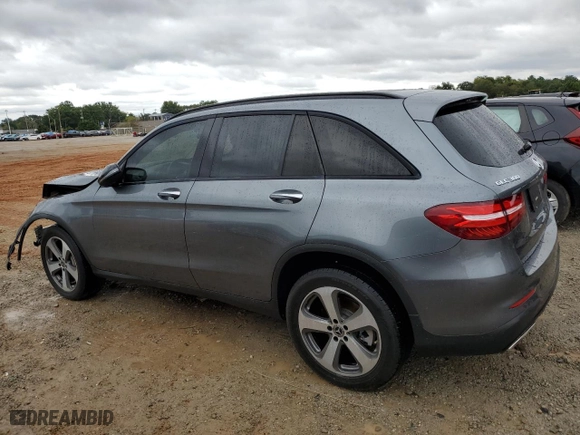 2019 Mercedes-Benz GLC with VIN WDC0G4JB7KV169144, listed as a Copart auction lot 71037964 with 53,797 mi miles and Salvage Title. Bid and sale history available at carsss.com. Image 2.