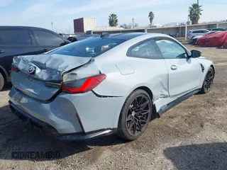 2023 BMW M4 Competition xDrive with VIN WBS43AZ02PCM13315, listed as a IAAI auction lot 41596968 with 28,967 mi miles. Bid and sale history available at carsss.com. Image 4.