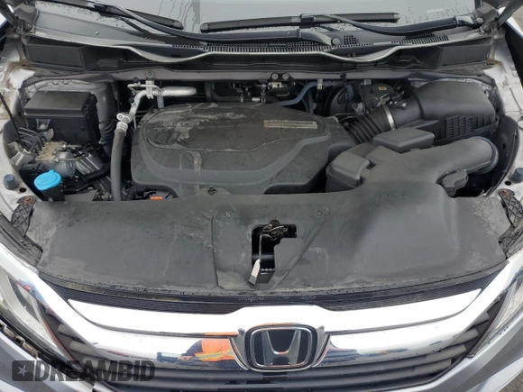 2019 Honda Odyssey EX with VIN 5FNRL6H59KB022682, listed as a Copart auction lot 58787265 with 54,803 mi miles and Salvage title. Bid and sale history available at DreamBid. Image 12.