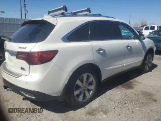2015 Acura MDX Advance/Entertainment Pkg with VIN 5FRYD4H87FB023244, listed as a Copart auction lot 50199235 with 167,827 mi miles and Salvage Title. Bid and sale history available at carsss.com. Image 3.