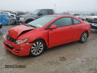2010 Honda Civic Cpe EX with VIN 2HGFG1B83AH509982, listed as a Copart auction lot 43346205 with 100,073 mi miles and Salvage Title. Bid and sale history available at carsss.com. Image 1.