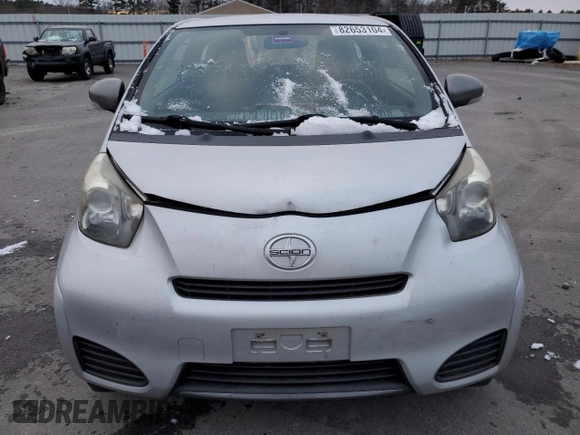 2012 Scion iQ with VIN JTNJJXB03CJ018641, listed as a Copart auction lot 82653104 with 118,617 mi miles and Salvage Title. Bid and sale history available at carsss.com. Image 5.