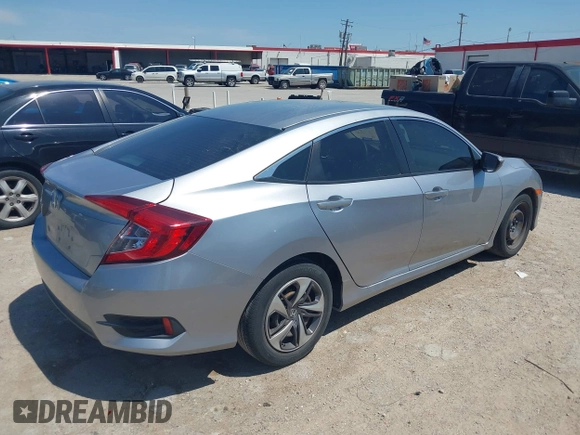 2018 Honda Civic Sedan LX with VIN 19XFC2F53JE042512, listed as a IAAI auction lot 42047847 with 89,505 mi miles. Bid and sale history available at carsss.com. Image 4.