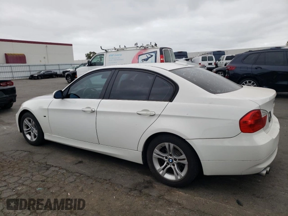 2008 BMW 3 Series 328i with VIN WBAVC57508NK77545, listed as a Copart auction lot 71871404 with 107,150 mi miles and Salvage title. Bid and sale history available at DreamBid. Image 2.