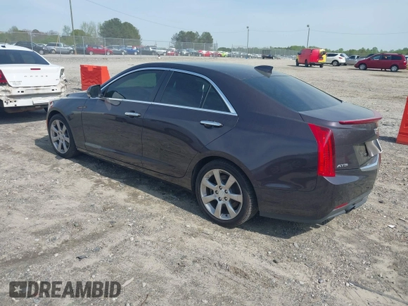 2015 Cadillac ATS Sedan Luxury RWD with VIN 1G6AB5RA6F0107167, listed as a IAAI auction lot 41935673 with 136,440 mi miles. Bid and sale history available at carsss.com. Image 3.