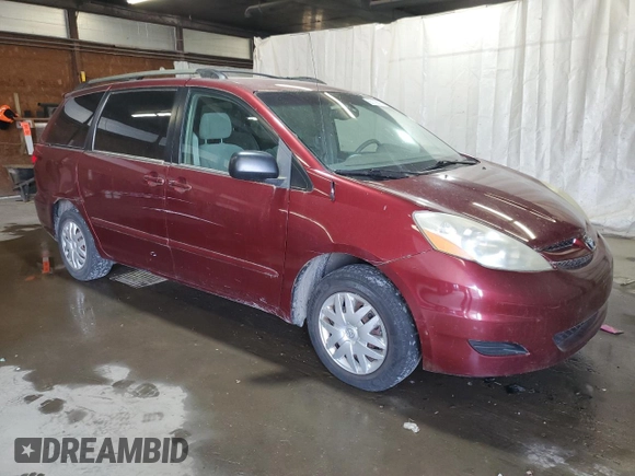 2006 Toyota Sienna CE with VIN 5TDZA23CX6S429447, listed as a Copart auction lot 55119025 with 213,494 mi miles and Clean Title. Bid and sale history available at carsss.com. Image 4.
