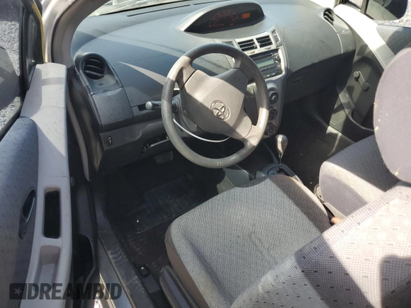 2010 Toyota Yaris with VIN JTDJT4K33A5298431, listed as a Copart auction lot 54492675 with 91,758 mi miles and Salvage Title. Bid and sale history available at carsss.com. Image 8.