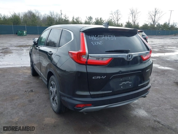2018 Honda CR-V EX with VIN 7FARW2H51JE030696, listed as a IAAI auction lot 41654439 with 92,705 mi miles. Bid and sale history available at carsss.com. Image 3.