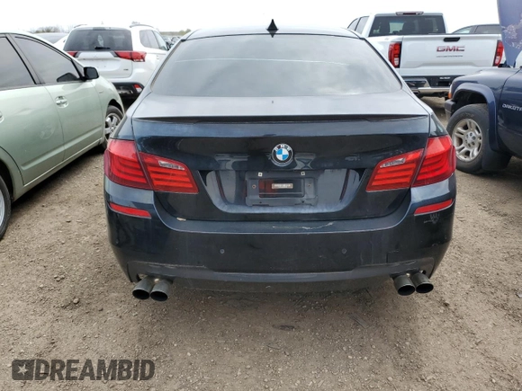 2013 BMW 5 Series 550i with VIN WBAFR9C57DDX80442, listed as a Copart auction lot 54935275 with 92,346 mi miles and Clean Title. Bid and sale history available at carsss.com. Image 6.