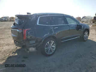 2024 Cadillac XT6 FWD Premium Luxury with VIN 1GYKPCRS7RZ709179, listed as a Copart auction lot 52251305 with 19,442 mi miles and Salvage title. Bid and sale history available at DreamBid. Image 3.