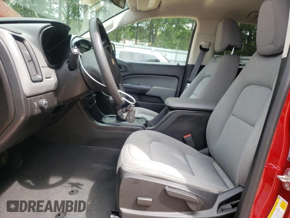 2021 Chevrolet Colorado 2WD Work Truck with VIN 1GCGSBEA9M1293385, listed as a Copart auction lot 55382135 with 39,287 mi miles and Salvage title. Bid and sale history available at DreamBid. Image 7.