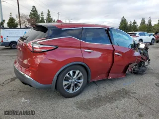 2017 Nissan Murano SV with VIN 5N1AZ2MG6HN141372, listed as a Copart auction lot 43833145 with 113,786 mi miles and Salvage Title. Bid and sale history available at carsss.com. Image 3.
