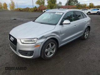 2015 Audi Q3 with VIN WA1EFEFS8FR010252, listed as a Copart auction lot 75839024 with 188,844 mi miles and Salvage title. Bid and sale history available at DreamBid. Image 1.