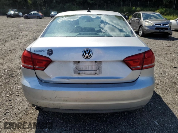 2013 Volkswagen Passat SE with VIN 1VWBP7A37DC096460, listed as a Copart auction lot 66042045 with 263,888 mi miles and Clean title. Bid and sale history available at DreamBid. Image 6.