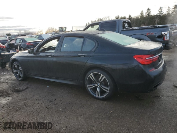 2016 BMW 7 Series 750i xDrive with VIN WBA7B0C56GG527023, listed as a Copart auction lot 46312405 with 66,018 mi miles and Clean title. Bid and sale history available at DreamBid. Image 2.