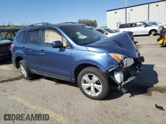 2014 Subaru Forester Premium with VIN JF2SJAEC2EH548865, listed as a Copart auction lot 54209235 with 79,318 mi miles and Salvage Title. Bid and sale history available at DreamBid. Image 4.