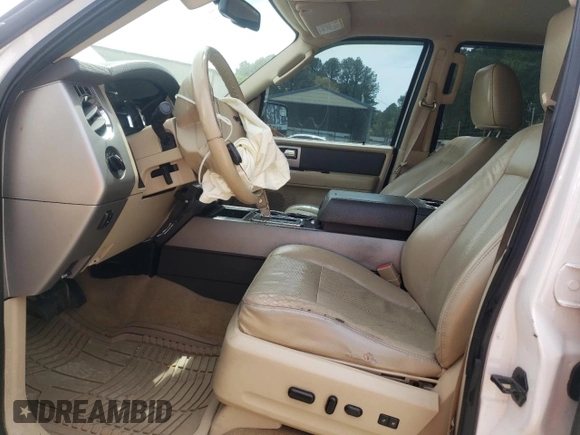 2012 Ford Expedition Max King Ranch with VIN 1FMJK1J56CEF12413, listed as a Copart auction lot 54669825 with 236,850 mi miles and Salvage title. Bid and sale history available at DreamBid. Image 7.