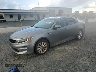 2016 Kia Optima LX with VIN 5XXGT4L32GG001761, listed as a Copart auction lot 63630665 with 155,797 mi miles and Clean title. Bid and sale history available at DreamBid. Image 1.