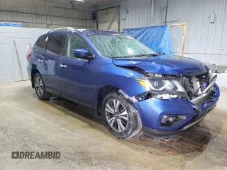 2017 Nissan Pathfinder SV with VIN 5N1DR2MM9HC902958, listed as a Copart auction lot 53950335 with 157,553 mi miles and Salvage title. Bid and sale history available at DreamBid. Image 4.