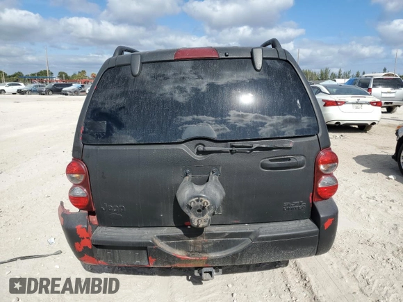 2005 Jeep Liberty Limited with VIN 1J4GK58K25W588171, listed as a Copart auction lot 83780414 with Not Provided miles and Salvage Title. Bid and sale history available at carsss.com. Image 6.