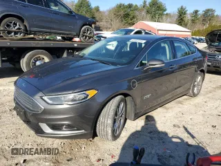2018 Ford Fusion Energi SE with VIN 3FA6P0PUXJR212877, listed as a Copart auction lot 49603335 with 166,751 mi miles and Salvage Title. Bid and sale history available at carsss.com. Image 1.
