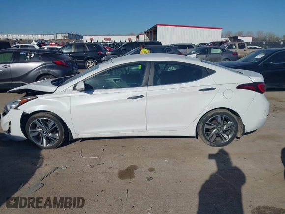 2015 Hyundai Elantra SE z VIN 5NPDH4AE9FH615055, wystawiony jako IAAI lot #41764627 z przebiegiem 143 708 mil mil oraz . Historia ofert i sprzedaży dostępna na DreamBid. Obrazek 14.