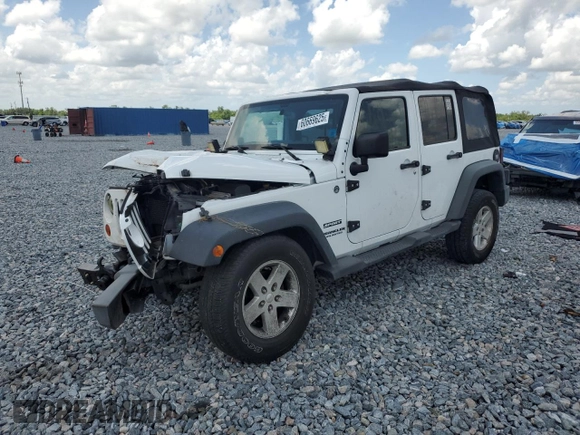 2012 Jeep Wrangler Unlimited Sport with VIN 1C4BJWDG6CL240673, listed as a Copart auction lot 60669625 with Not provided miles and Salvage title. Bid and sale history available at DreamBid. Image 1.