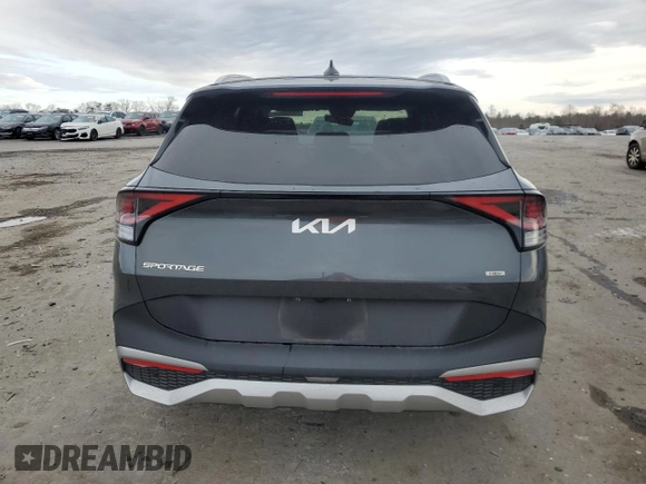 2023 Kia Sportage EX with VIN KNDPVCAG7P7102085, listed as a Copart auction lot 49356075 with 47,257 mi miles and Salvage Title. Bid and sale history available at carsss.com. Image 6.